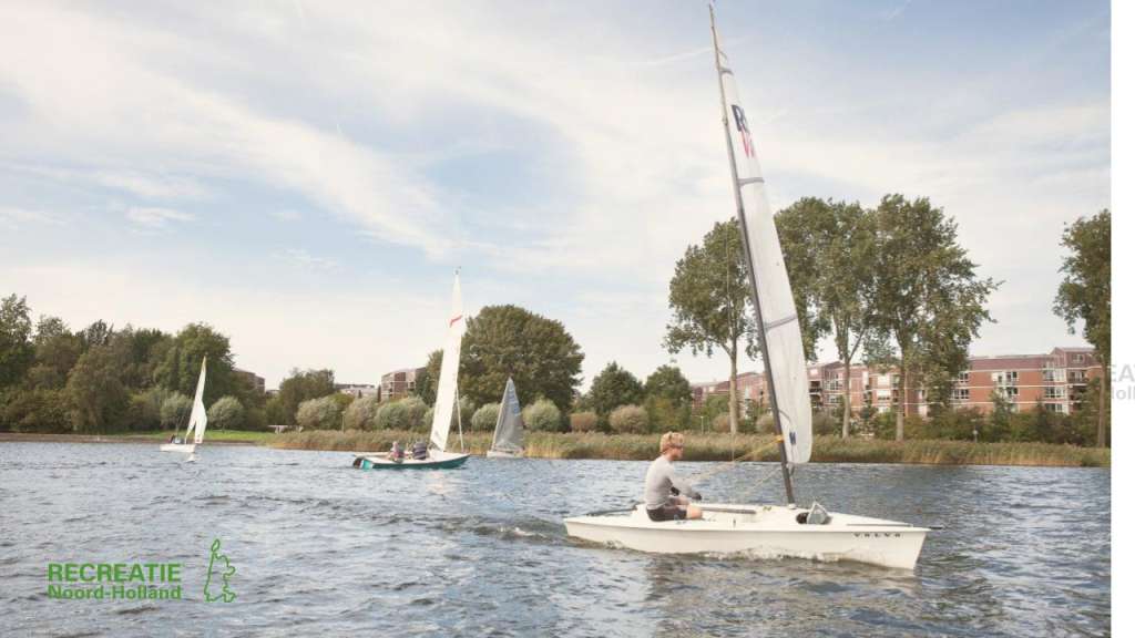 Zeilboten op de Gaasperplas Zeilboten op de Gaasperplas