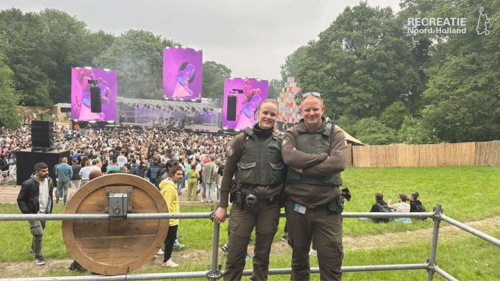 Boswachters tijdens festival Amsterdam Open Air Boswachters tijdens festival Amsterdam Open Air