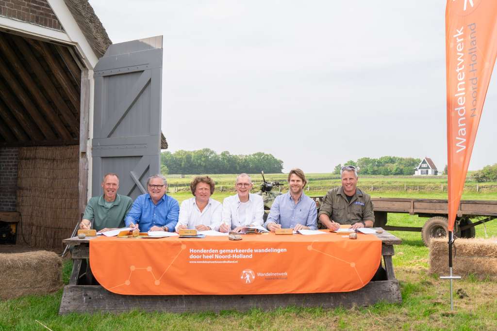 Tekenmoment voor Wandelnetwerk Texel